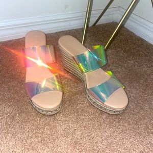 Karl Lagerfeld irredentist espadrille heels